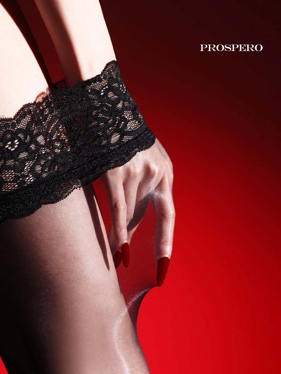 Anti-slip ultra-thin lace stockings