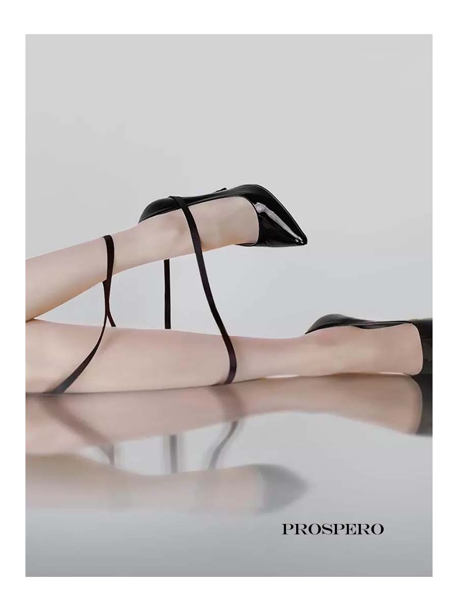 Ultra-thin and sexy black stockings